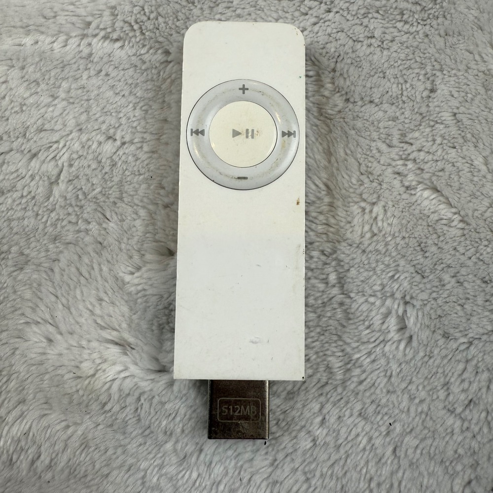 Apple iPod Shuffle 1st Gen 512MB Silver Digital Music Player Portable